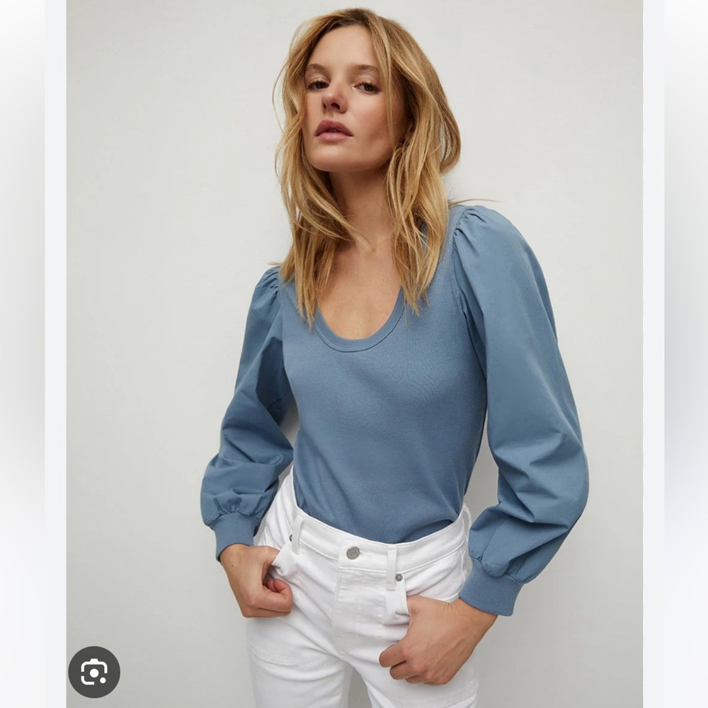 Veronica Beard Anabel Puff Top New with Tags